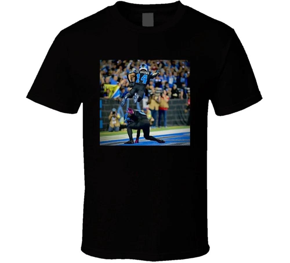 Superunisex Jump AmonRa St Brown Jump Football Fan T Shirt S