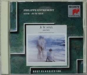 

CD ENTREMONT (PHILIPPE); SATI - Satie: Je Te Veux SRCR9205 Sony Classical 1993 Japan Classical Used