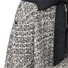 Francfranc Tweed Full Apron, Black