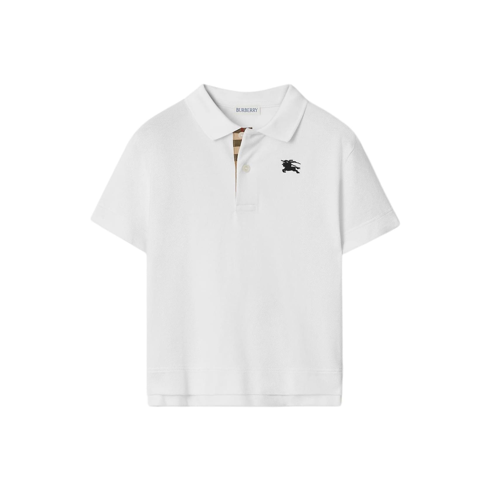 Burberry Polo Shirt White Kids` 81173681