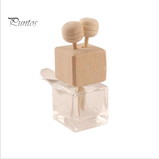 

8 мл практичный съемный квадратный стеклянный флакон для духов автомобильный пустой стеклянный диффузор флакон декор для автомобиля 8ML