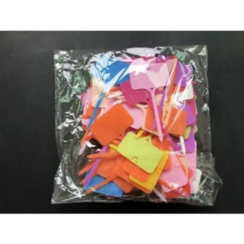 

Этикетка для рассады Детская бирка Пластиковый Т-образный садовый цветок Толстый маркер Растение 96x49mm-20pcs