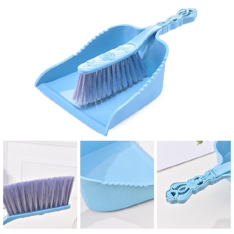 Small Space Cleaning Tool Dustpan Broom Set With Soft Bristles Cleaning Tool For Countertops Shelves Hard To Reach Area