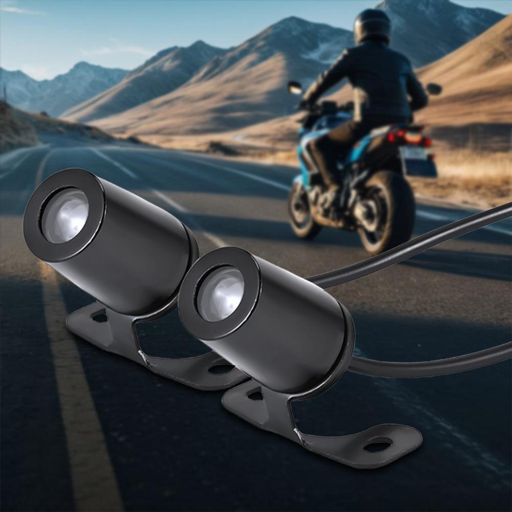 2Pcs Motorcycle Angel Wing LED Lamp Super Bright Door Courtesy Light Waterproof Projector Angels Wing 8-30V LED Carpet Underglow