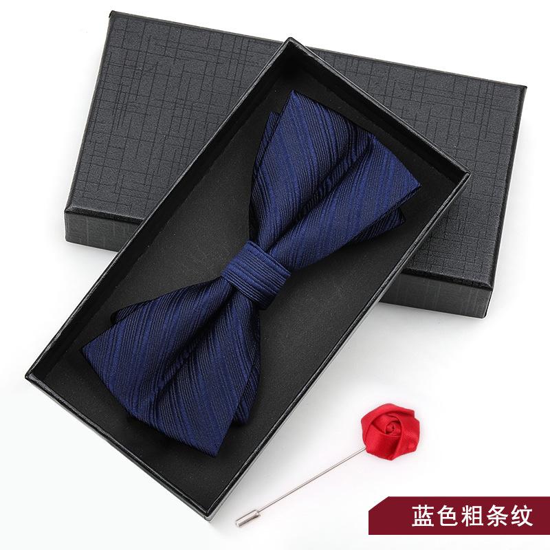 Bow Tie Men'S Wedding Groom Best Man Red Suit Shirt British Brothers Korean Bow Women'S Gift Box