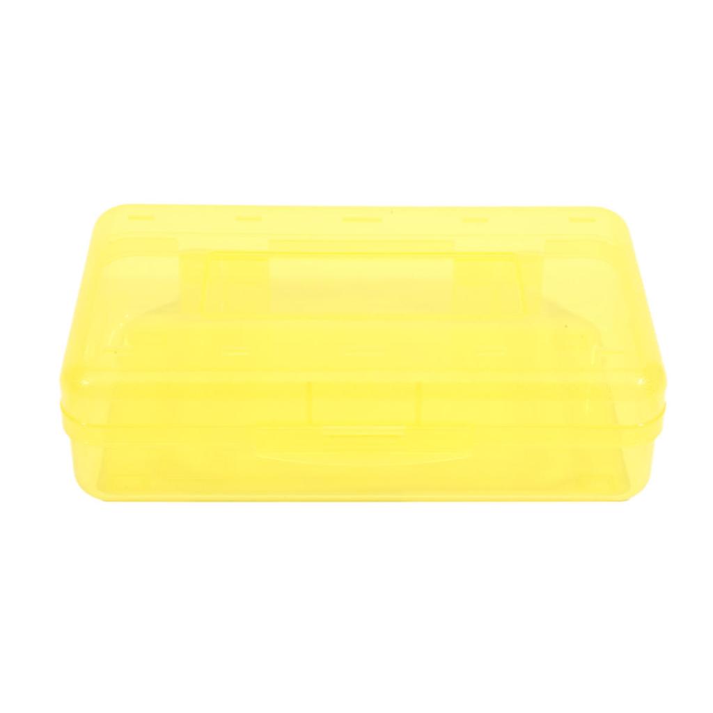1pc Large Capacity Transparent Pencil Storage Stationery Box Sketching Pencil Case Suitable for Storing Oil Painting Sticks Crayons Watercolor Pens