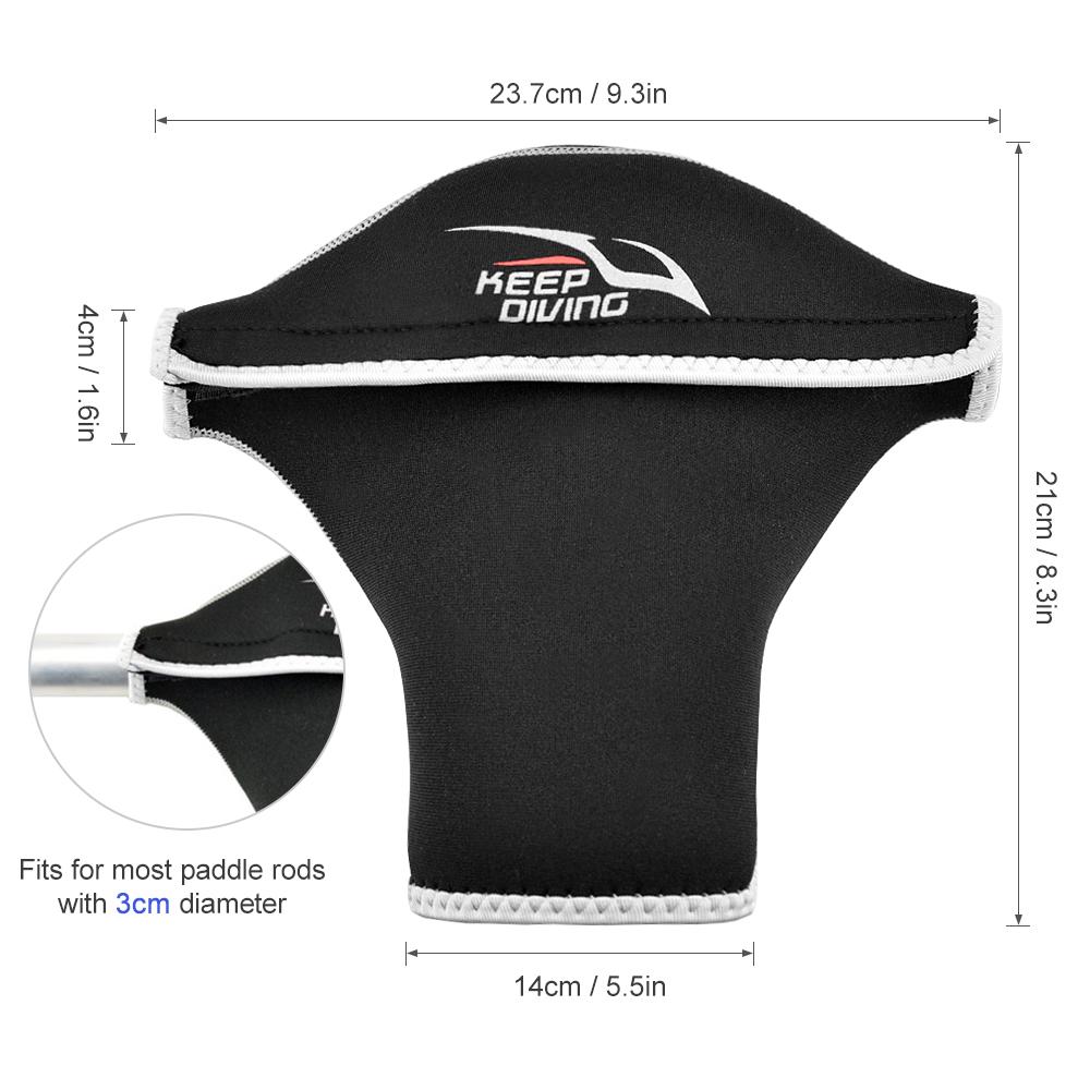 3mm Neoprene Paddle Water Resistant Gloves Paddle Mitts Kayak Paddling Mitts for Kayak Canoe Inflatable Boat
