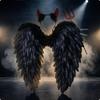 Black Feather Feathered Attachments Layered Feathers Set Cosplay