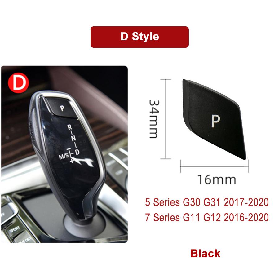 Car Gear Shift Lever Auto P Parking Button Cap Cover For BMW 3 5 7 X3 X4 X5 X6 Series E90 F30 F10 F01 F25 F26 E70 F15 F16