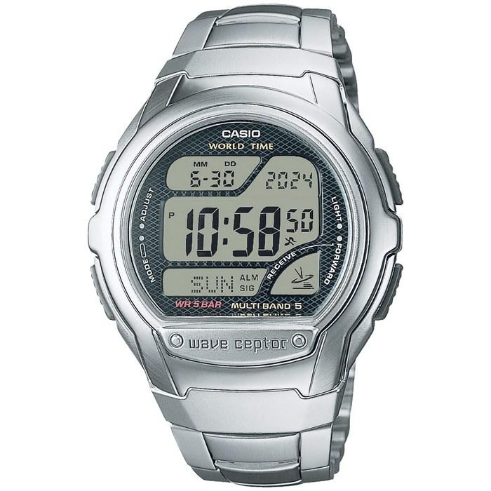 Casio Wave Ceptor WV-58RD-1AJF Men s Watch - Silver