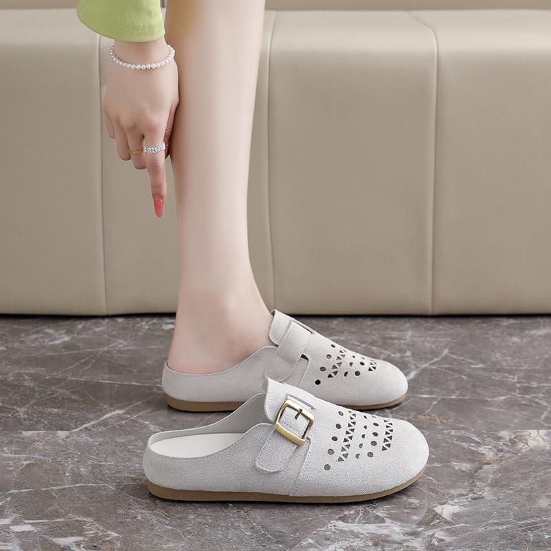 Summer New Style Half-toe Sandals, Ins Korean Style, Women's Student Style, Easy-to-wear, Height-increasing, Breathable, Casual Shoes