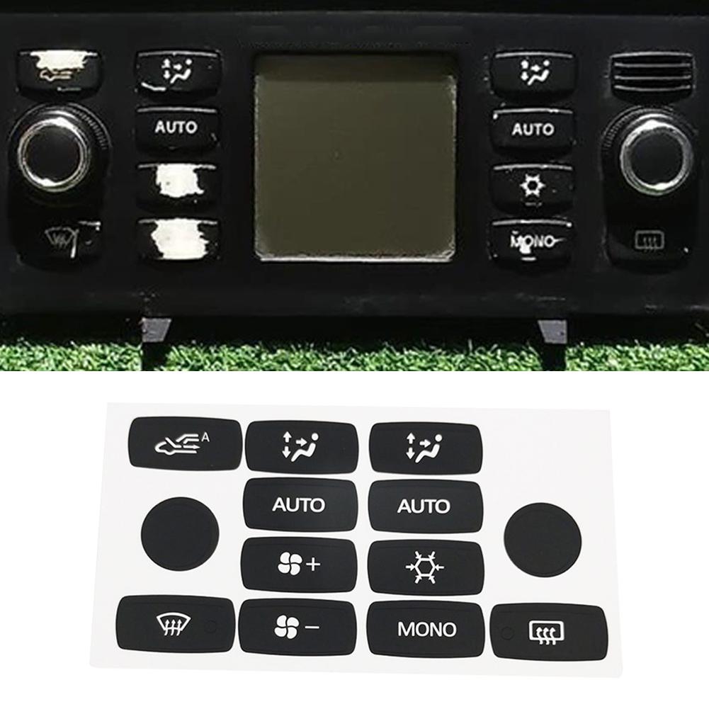 Button Restoration Button Repair Stickers Car Button Stickers High Universality Fitment Perfect Fit Push Button Repair