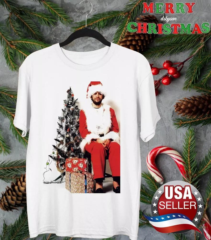

All I want for Christmas is Shane MacGowan white T-shirt Unisex S-5Xl JY129.webp Unisex T-Shirt XXXXL
