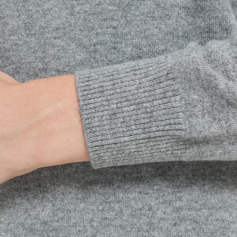 Hengyuanxiang Men's Pure Cashmere Pullover Sweater