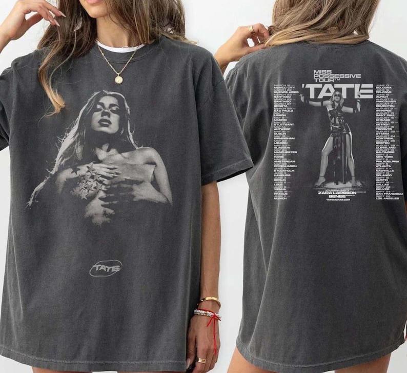 Tate McRae Miss Possessive Tour 2025 Shirt Tate McRae Concert Shirt McRae Merch Unisex T-Shirt M
