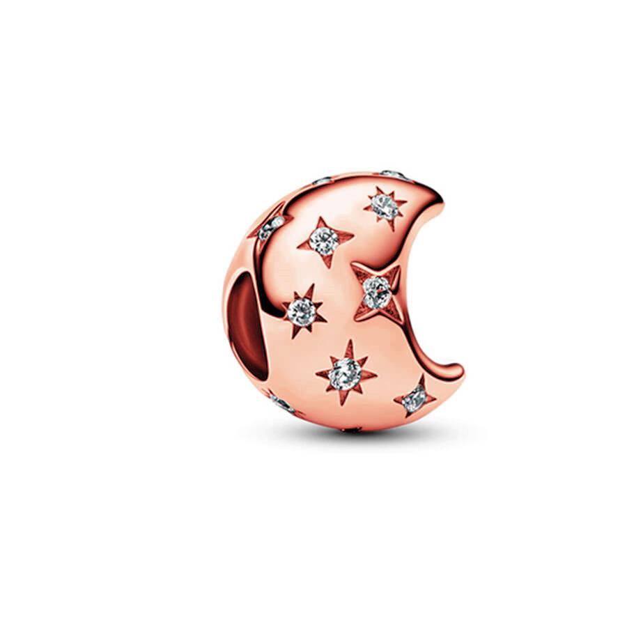 New Sparking Rose Gold Plated Clip Charm Beads Fit Original Snake Bracelet Necklace Beads For Diy Jewelry Women Jewellery Gift