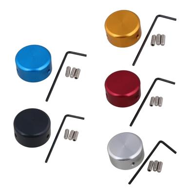 Guitar Effect Pedal Guitar Foot Nail Caps Effect Pedal Pad Cover Aluminum Alloy Tools Parts Foot Switch Toppers Knobs