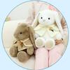 Ear Hanging Shawl Rabbit Plush Toy Clothes Can Be Disassembled Holiday Kids Gift