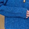 Maxza Spangle Glitter Mix Hairy Knit Pullover Ze12qk007na