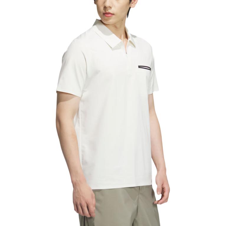 Adidas SS25 Polo Shirt Men's Jade White JM0967-