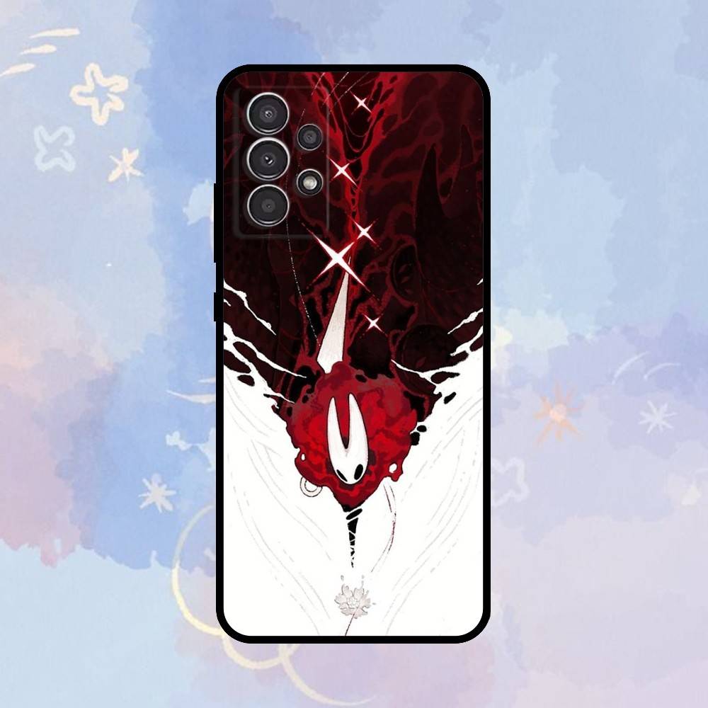 

AAA Hollow k-Knight Silksong game Phone Case For Samsung Galaxy A73,A72,A71,A70,A53,A52,A51,Others Soft Black Cover Samsung a31