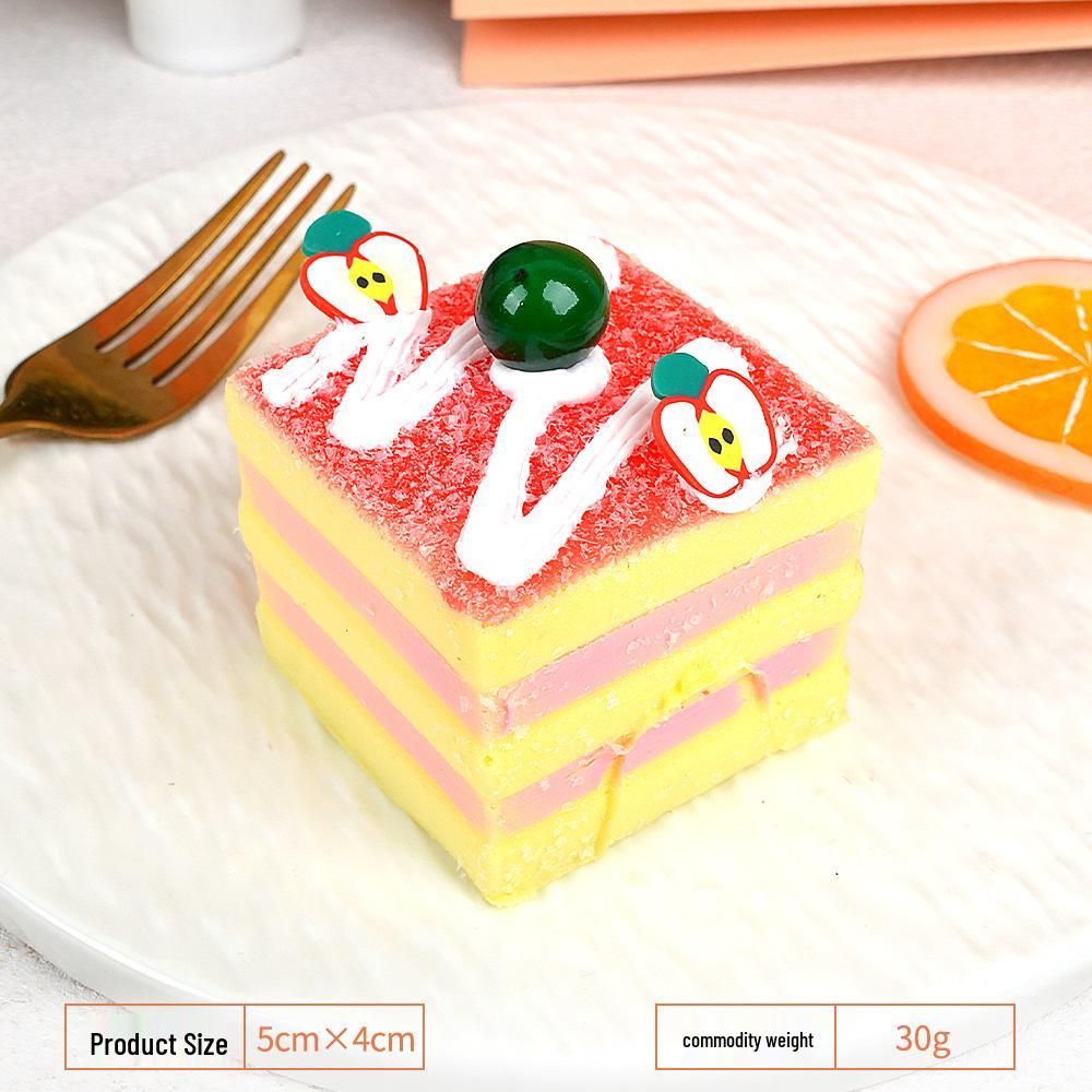 Simulated PU Cake Model: Wedding/Birthday Display Prop & Pretend Play Toy