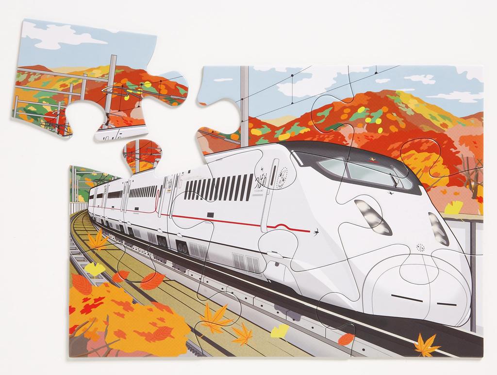 KUMON PUBLISHING (KUMON PUBLISHING) Kumon Jigsaw Puzzle STEP 2 Fast Shinkansen Educational Toy for Ages 2 and Up