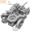 Sol Model 1/24 WWII German KS750 Military Sidecar 3D Printer Kit MM904 (Motorcycle)