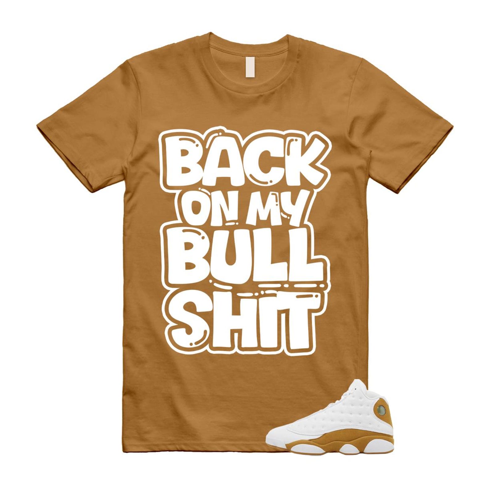 13 Wheat White T Shirt Match BULL 2XL
