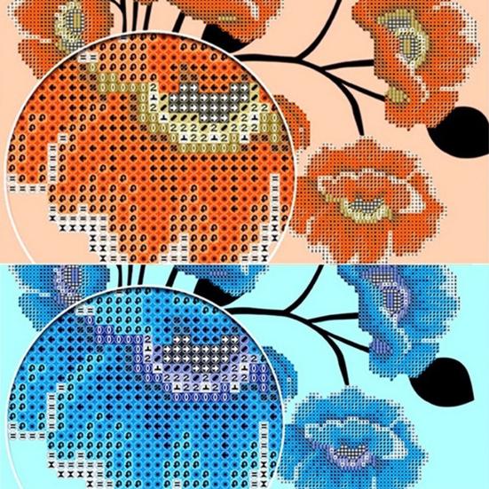 Pfauenmuster 5D DIY Diamantgemälde Kreuzstich Stickerei Wanddekoration