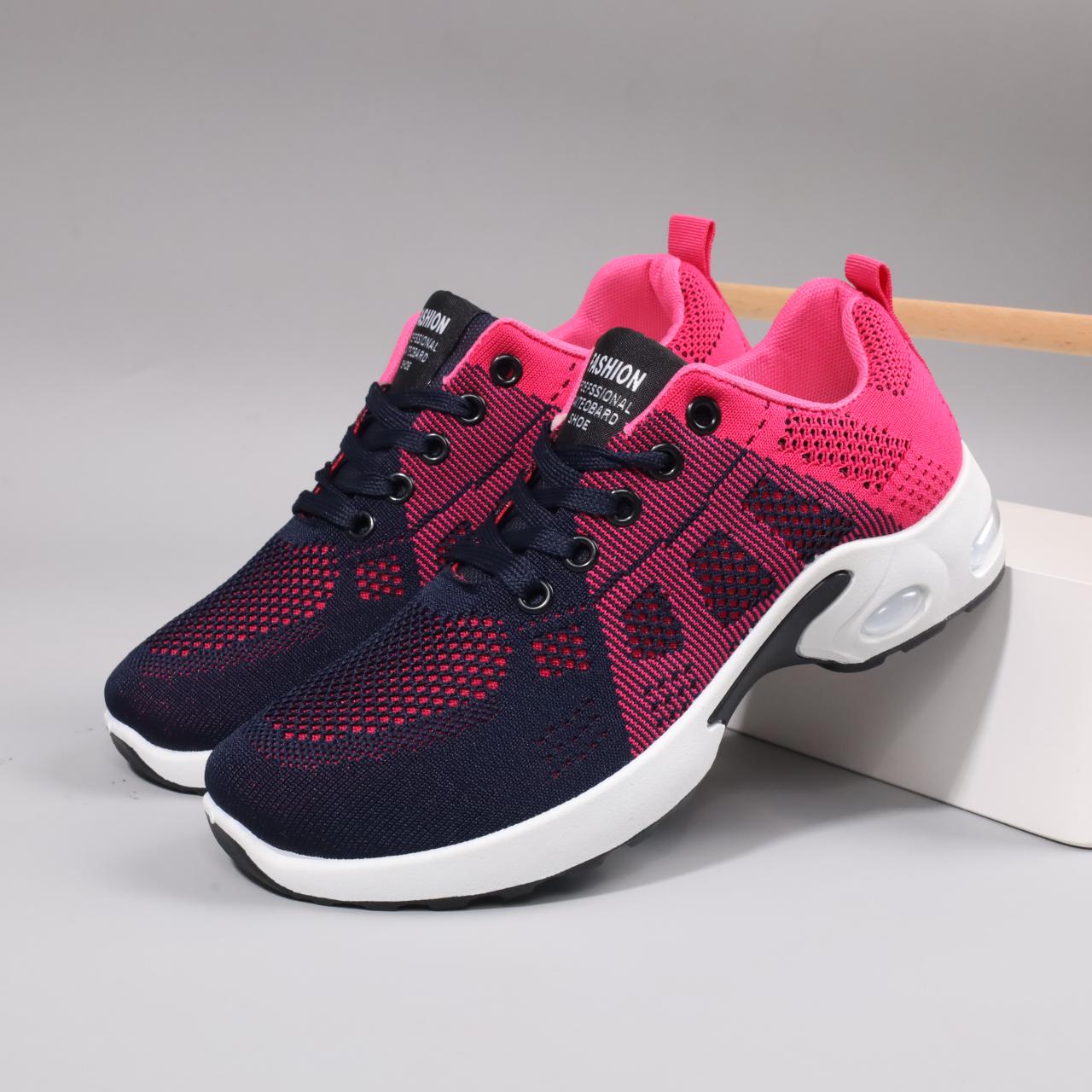 

Женские кроссовки, дышащая повседневная обувь, уличная легкая белая спортивная обувь Tenis, повседневные прогулочные кроссовки для женщин 41 чёрный