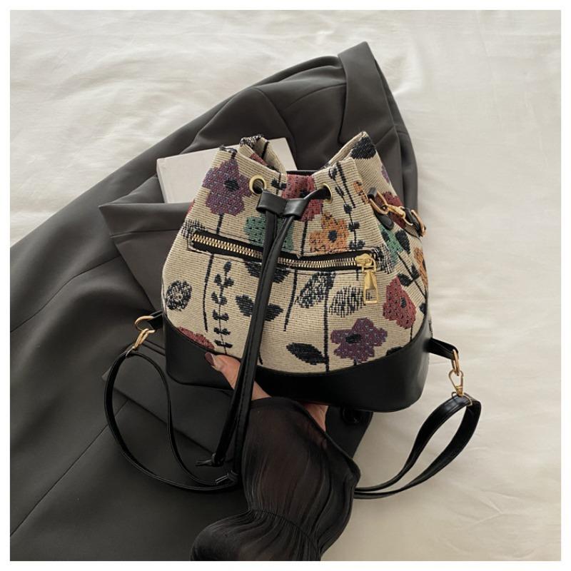 New autumn personality casual popular fashion crossbody simple trend shoulder bucket bag women