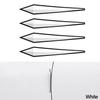 NEW 4pc Car Antis-scratch Protective Sticker Body Bumper Anti-collision Protection Door Rearview Mirror Edge Guard Rubber Strip Interior Mirrors 6