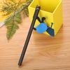 Cartoon Cat Stationery 4Pcs Gel Pens 0.5mm Fine Point Writing Fluently Cute Quick-drying Non-slip Pen Design Comfortable Grip Ergonomic Ink Cap