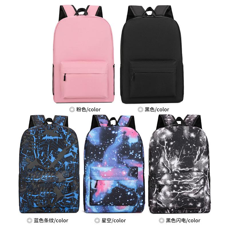 Schoolbag Japanese New Retro Harajuku Starry Sky Backpack Backpack Male and Female Couple Tide Bag Student Schoolbag