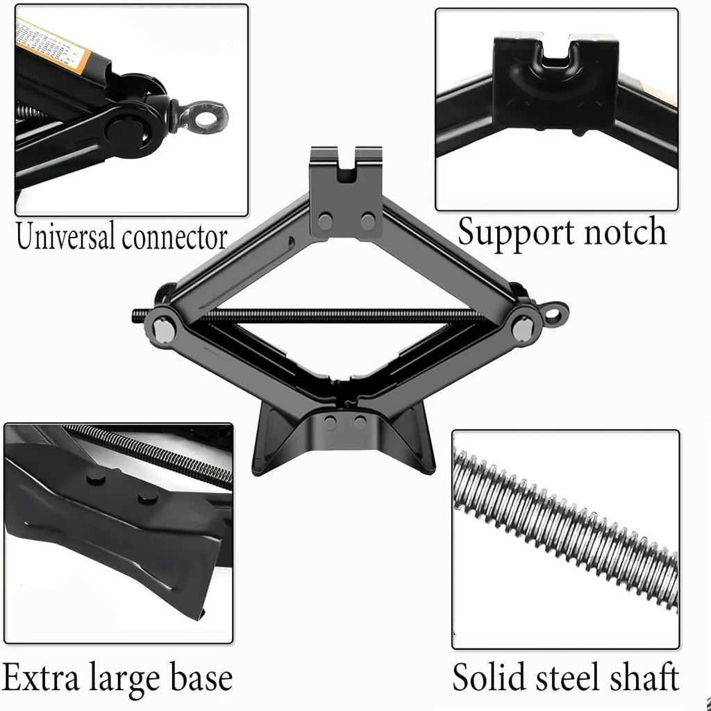 Special Tool Car Jack 08T 1T 2T Portable Labor Saving Hand Cranked Scissor Jack Car Repair Tire Replacement for SUV