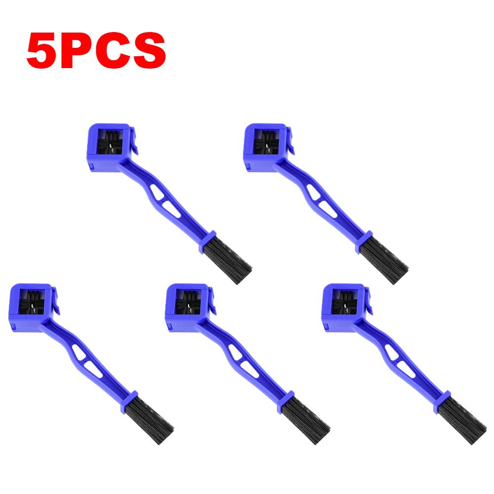 1-5PCS Motorcycle Chain Brush Double Head Road Bike Brush Cleaner Outdoor Scrubber Road Care Tools Motorcycle Maintenance Tool