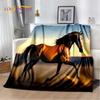 Horse Animal Pentium Gallant Steed Blanket,Soft Throw Blanket for Home Bedroom Bed Sofa Picnic Travel Office Cover Blanket Kids