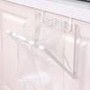 Household Waste Garbage Bag Hanging Rack Rubbish Bag Holder Kitchen Cabinet Bag Rack Holder Accessory Waste Bag Rack Kitchen Supplies(White)