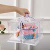 Plastic Packaging Boxes Transparent Large Cake Packaging Box Bouquet Protective Boxes Simple Gift Box Party Supplies