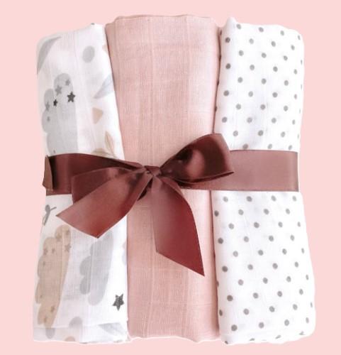 Muslin Diapers 3 Pieces (set )