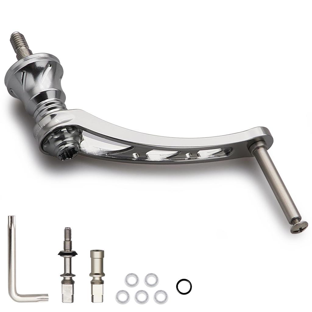 HEIGHTEN 56mm Arch Series Reel Handle for Shimano and Daiwa Spinning Reels (without knob) (Gunmetal) (261)