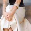 INS French Style Simple Fashion Street Style Half Skirt Women's Puffy Flower Bud Skirt Spring Autumn New Style