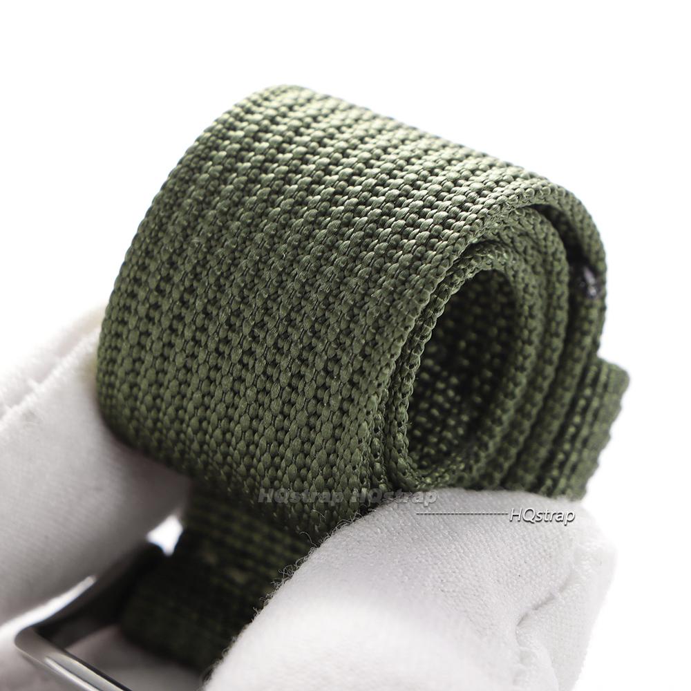 Ribbed Nylon 18mm 20mm 22mm Watch Band Men Women Straps Woven Canvas Bracelets Sport Wristbands Breathable Replacement Belt