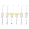 92MF 6 Pcs Simulated Pinecone Pendant Ornament Christmas Decorations Easy To Use For Home Party Garden Decoration