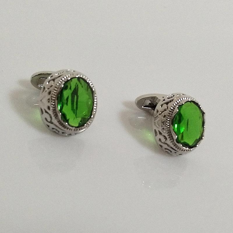 Boutons de manchette Chemise Française Pour Hommes Femmes Marque Vert Manchette Luxe Mariage Bouton Haute Qualité Invités