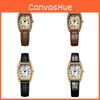 Gadi Vintage Roman Style Leather Strap Quartz Watch For Women Fashion Accessories