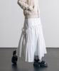 Dyuidyui Cutting Skirt_White