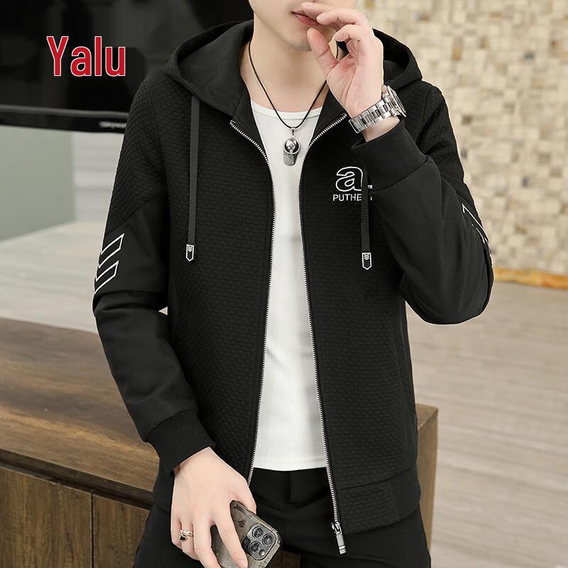 Yalu Men s Hooded Casual Jacket M