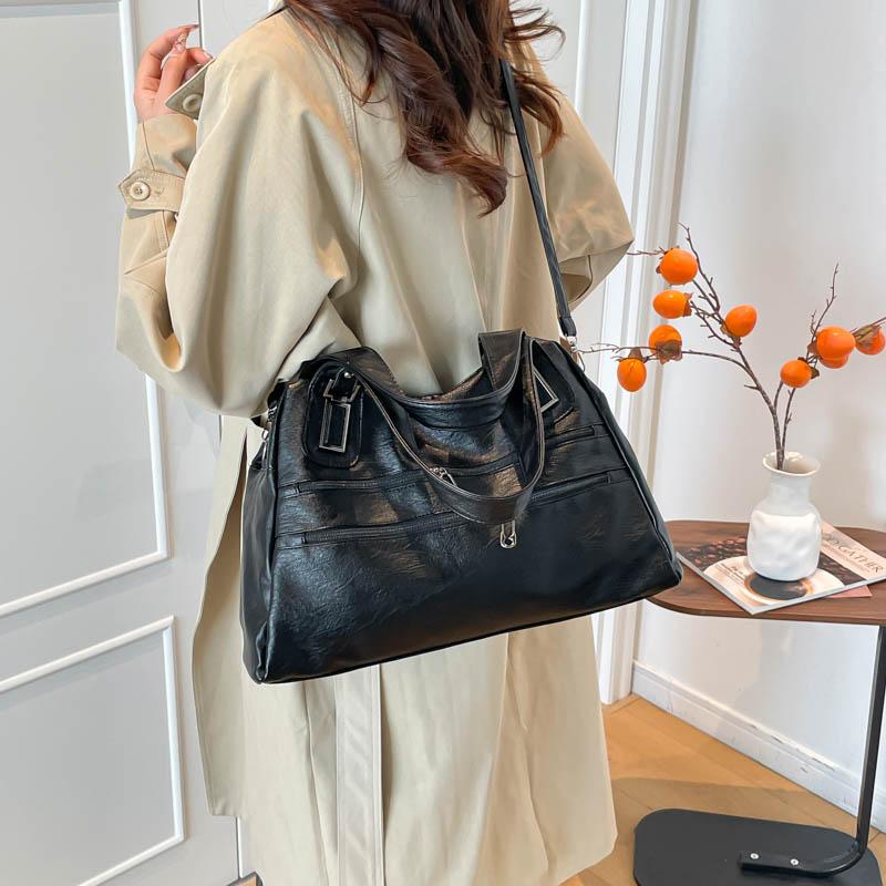 Torba Vintage o Dużej Pojemności Damska Torba na Ramię Dojazdy Torba Listonoszka